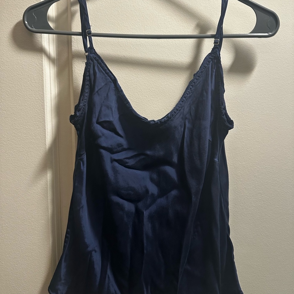 Wilfred Blue Fitted Camisole Spaghetti Straps